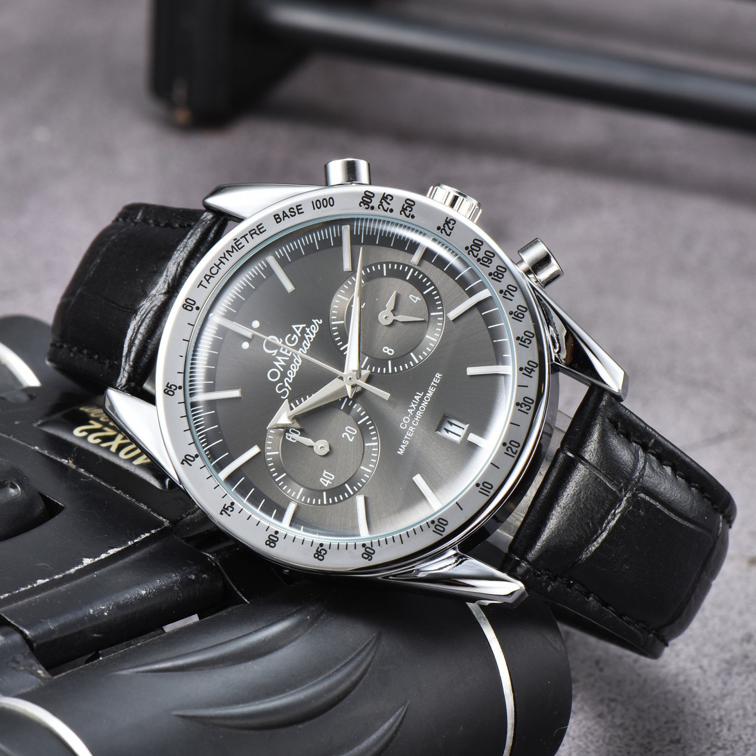 16_Quartz Watch Speedmaster 5-Pin Full-Function Quartz Chronograph Running Seconds Watch Zo02