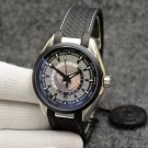 4_Automatic Mechanical Watch Hippocampus 3 Needle Six Calendar World Map Automatic Mechanical Watch