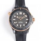 Black Ceramic_Automatic Mechanical Watch Hippocampus 300 Watch Automatic Men's Mechanical Watch Cera