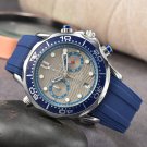 4_Quartz Watch Bond Steel Belt Belt Solid Steel Belt Full Function Chronograph Men's Quartz Watch