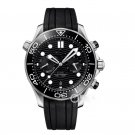 5_Quartz Watch Bond Steel Belt Belt Solid Steel Belt Full Function Chronograph Men's Quartz Watch