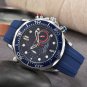 6_Quartz Watch Bond Steel Belt Belt Solid Steel Belt Full Function Chronograph Men's Quartz Watch