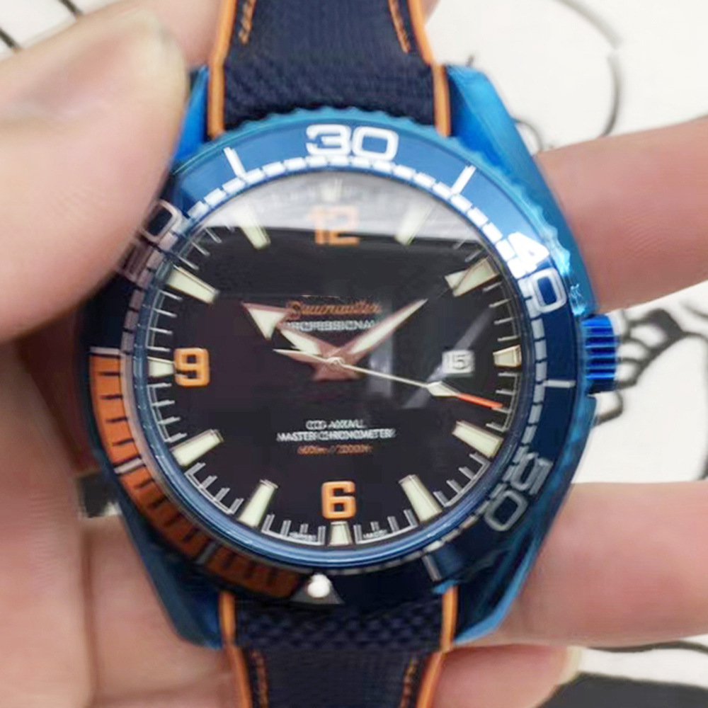 Black Steel_Automatic Mechanical Watch Hippocampus Three-Needle Digital Automatic Mechanical Watch M