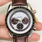 Inter-Mei Brown_Mechanical Watch Super White Brown Automatic Mechanical Watch Watch Cl02 Machine
