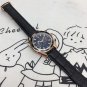 Rose Black Belt_Quartz Watch Seahorse Five-Pin Rose Black Belt Japanese Movement Quartz Watch Hw012