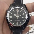 Electric Black Cloth Belt_Automatic Mechanical Watch Hippocampus Three-Needle Digital Automatic Mech