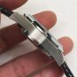 White And Black Leather_Automatic Mechanical Watch Hippocampus Three Needles White And Black Automat