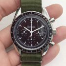 No Calendar Tape_Quartz Watch Super Blackout Green Cloth Quartz Watch Cl019 Mechanical Watch H