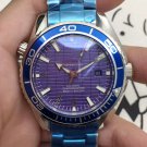 Blue Check_Automatic Mechanical Watch Hippocampus Three-Needle Digital Automatic Mechanical Watch Me