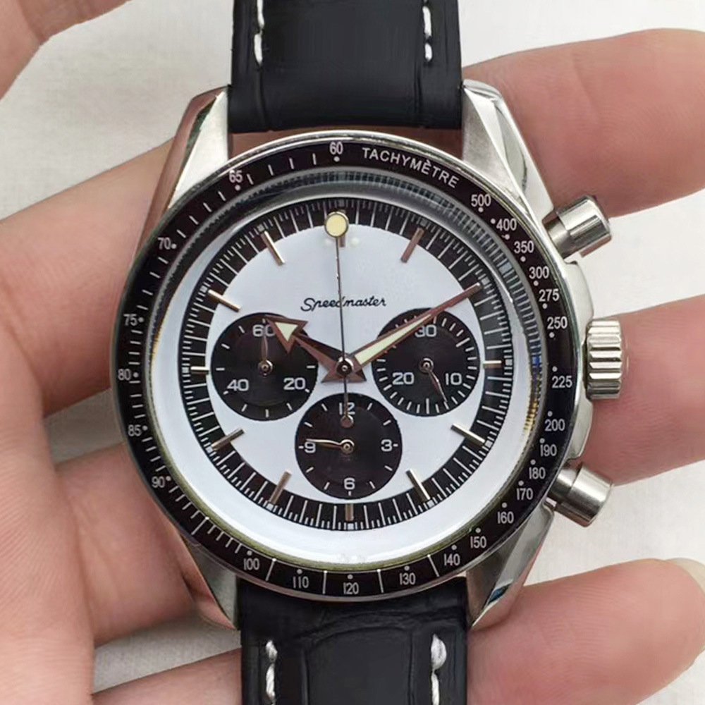 No Calendar White Face Black Eye_Quartz Watch Ultrafast White Face Black Eye Belt Quartz Watch Cl017