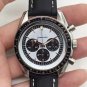 No Calendar White Face Black Eye_Quartz Watch Ultrafast White Face Black Eye Belt Quartz Watch Cl017