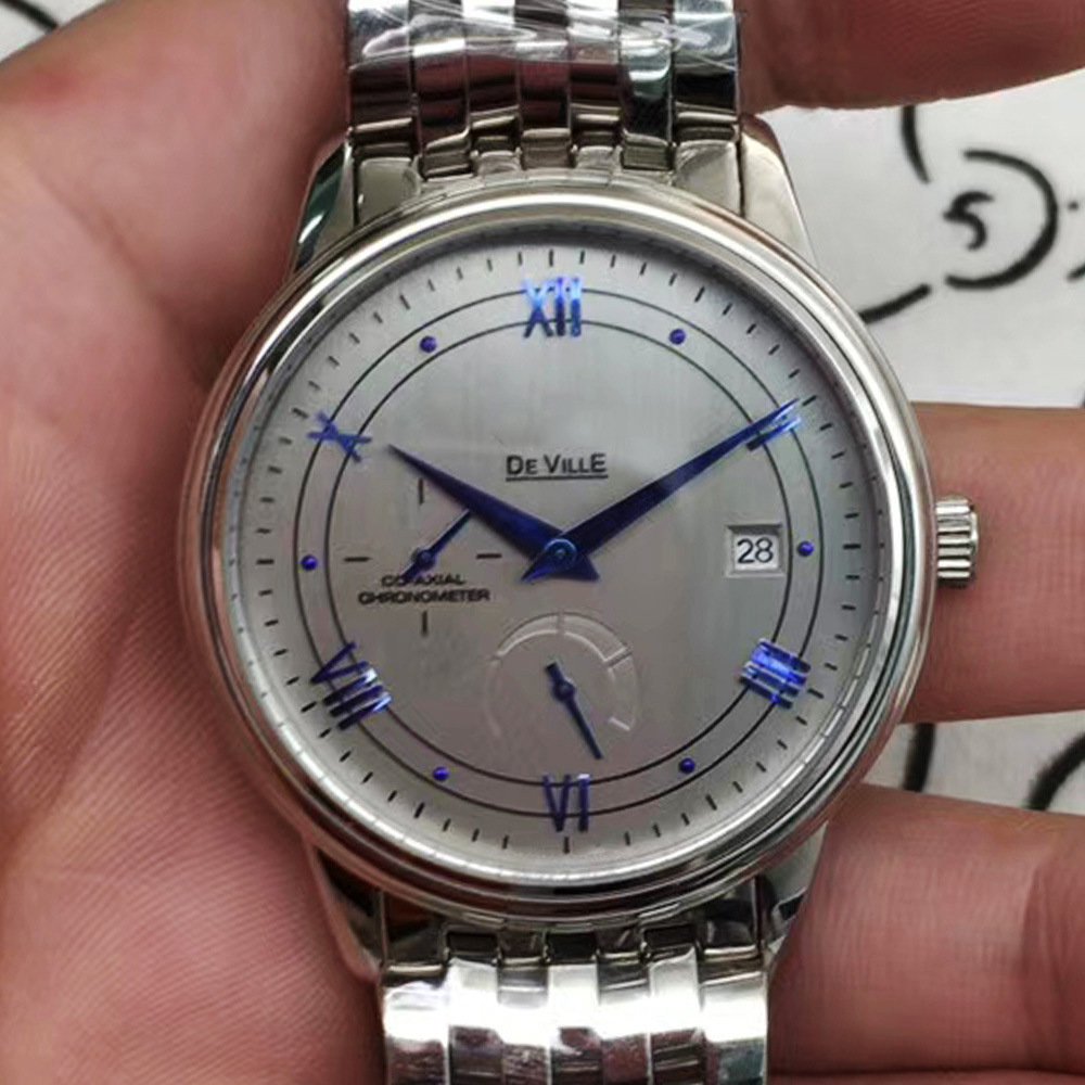 Butterfly Fly Grey Luo_Mechanical Watch Butterfly Fly Four-Pin Gray Steel Belt Automatic Mechanical 