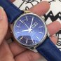 Butterfly Blue_Mechanical Watch Butterfly Flying Double Calendar Belt Automatic Mechanical Watch Df0
