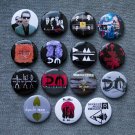 PIN BUTTON BADGES DEPECHE MODE. set of 15 pieces.