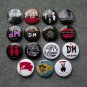 PIN BUTTON BADGES DEPECHE MODE. set of 15 pieces.