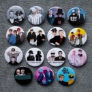 Pin button badges musical  band PET SHOP BOYS.  set of 15 pieces