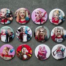 Pin button badges HARLEY QUINN . a set of 12 pieces.