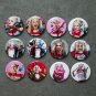 Pin button badges HARLEY QUINN . a set of 12 pieces.