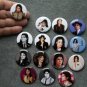 Pin button badges MICHAEL JACKSON . set of 15 pieces