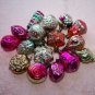 Vintage New Year Christmas Decorations set of 16 Christmas Tree toys of the USSR.