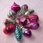 Vintage Christmas decorations set of 11 Christmas tree toys of the USSR