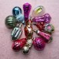 Vintage Christmas decorations set of 12 Christmas tree toys of the USSR.