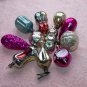 Vintage Christmas decorations set of 11 Christmas tree toys of the USSR.