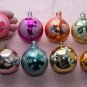 Vintage Christmas decorations set of 8 Christmas tree toys of the USSR.