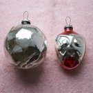 Vintage Christmas decorations set of 2 Christmas tree toys of the USSR.