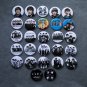 Refrigerator magnets THE BEATLES music group. set of 27 pieces.