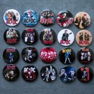 Refrigerator magnets rock band AC DC a set of 20 pieces.