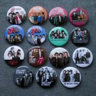Refrigerator magnets rock band ROLLING STONES a set of 15 pieces.