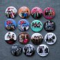 Refrigerator magnets rock band ROLLING STONES a set of 15 pieces.