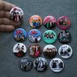Refrigerator magnets rock band ROLLING STONES a set of 15 pieces.