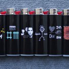 Personalized DEPECHE MODE lighter.set of 6 lighters