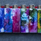 Personalized colored smoke lighter. set of 6 lighters