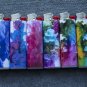 Personalized colored smoke lighter. set of 6 lighters