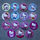 Stickers HELLO  KITTY. set of 15 stickers.