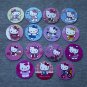 Stickers HELLO KITTY. set of 15 stickers.