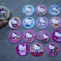 Stickers HELLO KITTY. set of 15 stickers.