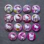 Pin button badges HELLO KITTY. set of 15 pieces