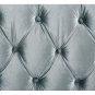 Sectional sofa living room sofa light blue velvet sofa with 2 pillows modern fashion living room