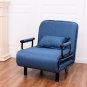 Giantex Convertible Sofa Bed Modern Folding Arm Chair Sleeper Leisure Recliner Living Room