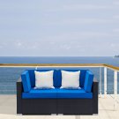 Nordic Outdoor Sofa Woven Rattan Leisure Table and Chair Villa Garden Patio Balcony Living Room