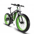 Cyrusher XF800 Electric Bicycle 750W 48V Bafang Motor Full Suspension Frame 7 Speeds,Fat Tire eBike