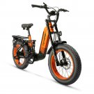 Cyrusher 750W 14AH Electric Bicycle 20 Inch 4.0 Fat Tire Ebike for Adults