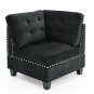U shape Modular Sectional Sofa, DIY Combination, includes Seven Single Chair