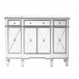 Mirrored Sideboard Living Room Cabinet 48'' Wide 3 Drawer Server for Living Room Furniture
