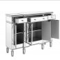 Mirrored Sideboard Living Room Cabinet 48'' Wide 3 Drawer Server for Living Room Furniture