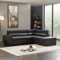 PU Leather Sofa Sectional Sofa Bed for Living Room Sleeper Sofa Set Modern L Shaped Comfortable